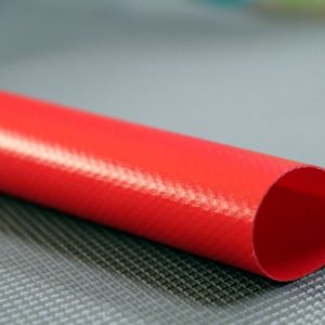 Тентовая ткань ПВХ Panama 900 гр/м2, размер 3х50м красный (Ral 3020)